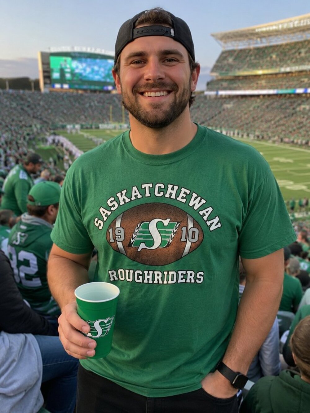 SASKATCHEWAN ROUGHRIDERS CFL (LARGE)